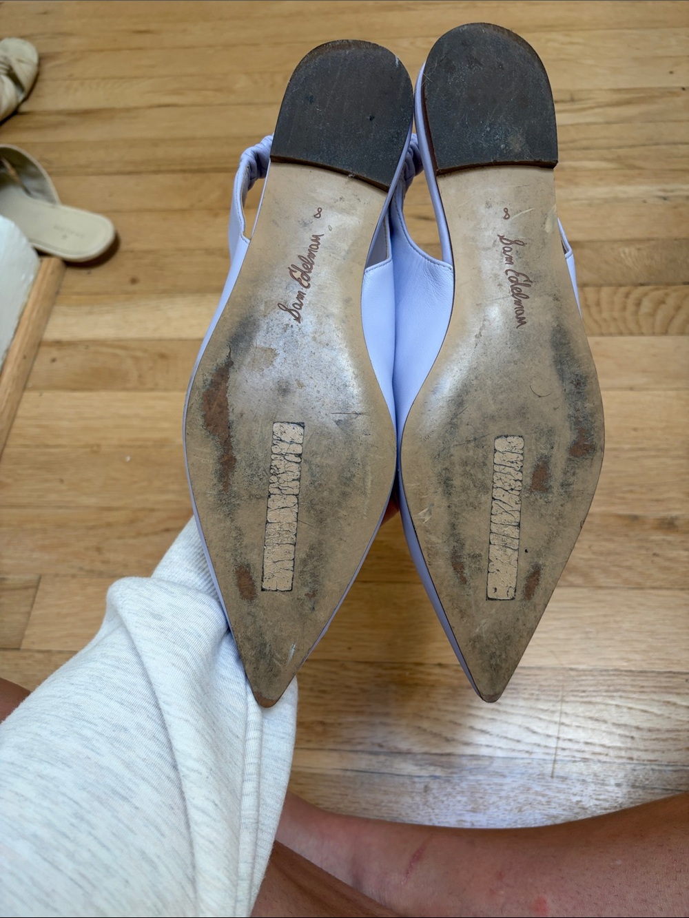 Sam Edelman pointed flats in lavender - Picture 5 of 5